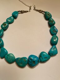 Turquoise & Sterling Necklace