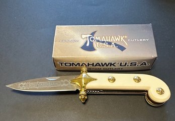 Tomahawk USMC Pocket Knife With Box