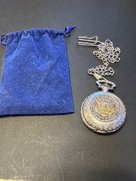 Quartz Half Dollar Pocket Watch