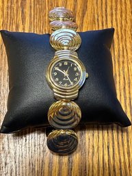 Gold Tone Quartz Watch