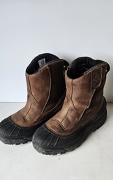 Men's Rocky Brand Leather Upper Snow Boots- Size 11M
