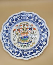 Mason's Ironstone Dominion Of Canada Coat Of Arms Collector Plate