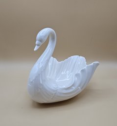 Lenox Large Porcelain Swan Dish