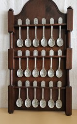 Limited Edition Craftsman Of American Pewter Spoons. Issued By The Franklin Mint 1977