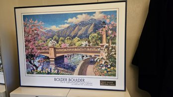 2003 25th Anniversary Bolder Boulder Commerative Print