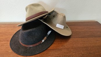 Collection Of Designer Men's Hats - Felt And Canvas