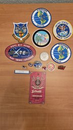 Authentic Stitched Patches From Various Military And Technical Organizations Plus Commerative Coins!