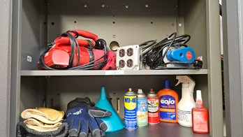 Garage / Shop Tools: Hand Held Vacuum, Vintage Air Pump By Speedair, Extension Cord With 4-outlet Box