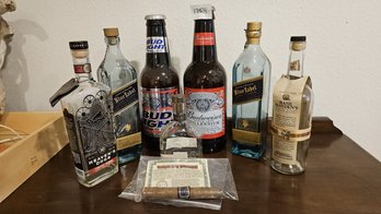 Fun Bottle Collection W/ Collectible Limited Edition Commerative Bud Bottle Celebrating Bud's 1876 Origins