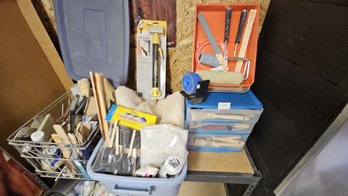 Huge Collection Of Commercial Quality Painting Tools Featuring Lots Of High End Paint Brushes By Purdy