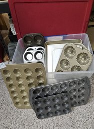 Large Collection Of Bake Ware By Nordic Ware / Williams Sonoma / Walton, Etc. Plus Misc Aluminum Bake Ware