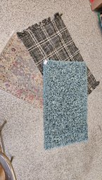 Assortment Of Colorful Throw Rugs For Garage, Basement And/or Indoors