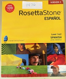 Rosetta Stone Spanish Learning Software Version 3