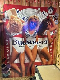 Lot Of 8 Collectible Budwiser Man Cave Posters