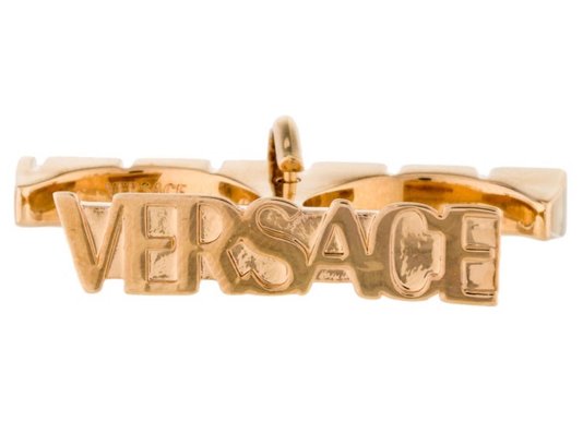 18K PLATED VERSACE RING NEW WITH TAGS/BOX