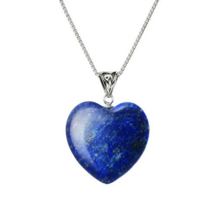 STERLING SILVER BLUE LAPIS NECKLACE