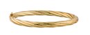 GORGEOUS SOLID GOLD 14K GOLD BANGLE 15.0 GRAMS