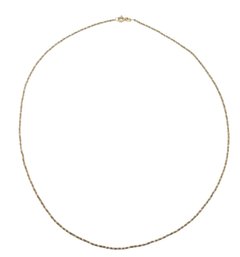 14K ROSE GOLD NECKLACE 19 INCHES