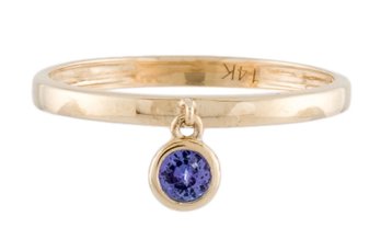 RARE 14K SOLID GOLD TANZANITE RING