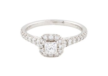 14K GOLD STUNNING DIAMOND ENGAGEMENT RING