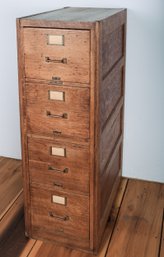 Antique Clarke & Baker NYC File Cabinet