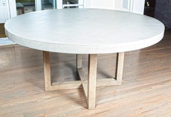 Concrete Top Round Heston Table
