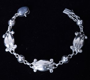 Georg Jensen Sterling Silver Bracelet Moonlight Blossom No.11