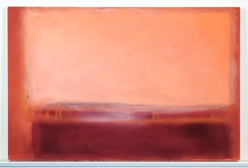 'red Rothko' Painting By Karen Lastre