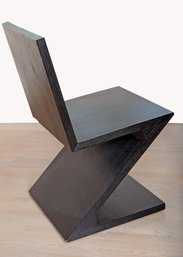 A Set Of Six Gerrit Rietveld Zig Zag Dining Chairs