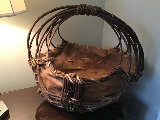 Vintage Art Basket