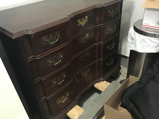 Ethan Allen Block Front Chippendale Chest Of Drawers