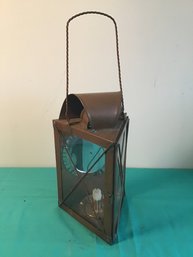 Triangular Copper Lantern