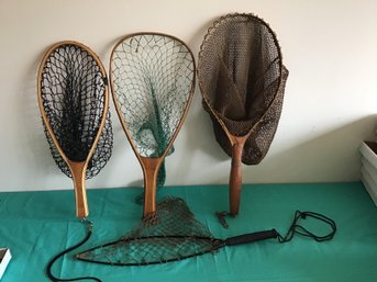 Antique Lot Of Fishing Nets
