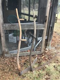 Group Of Two Hand Scythes
