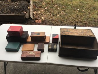 Miscellaneous Wooden Box Lot