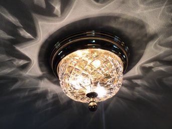 Waterford Crystal Ceiling Mount Light 11' Round