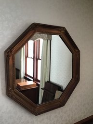 Octagonal Giltwood Mirror
