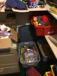 Large Closet Of Assorted Games And Toys
