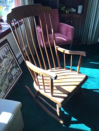 Maple Rocking Chair By Ols And Stone, Gardner MA