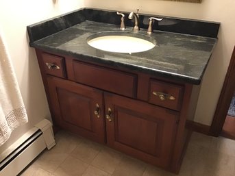 Bathroom Vanity With Granite Top By Woodmode