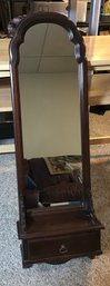Ethan Allen Entry Mirror With Drawer