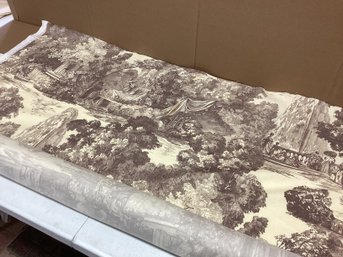 Large Bolt David Yeomans U.K. Printed Toile Fabric