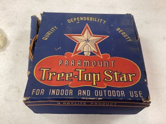 Vintage Paramount Christmas Tree-top Star