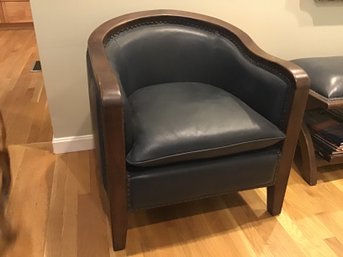 Grandin Road Leather Chair