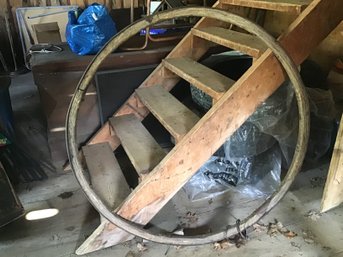 Antique Wagon Wheel Frame