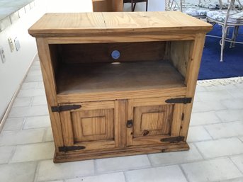 Two Door Pine Cabinet Stand