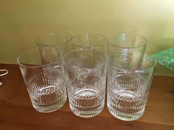 Cut Crystal Cocktail Glasses