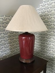 Oxblood Lamp