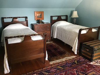 2 Regency Style Twin Beds