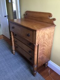 Bird's Eye Maple 4 Drawer Chest Of Drawers